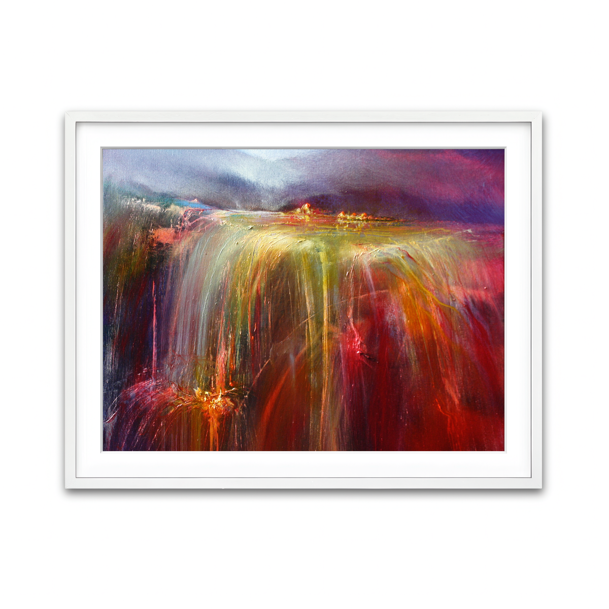 Framed Print 4x3 White
