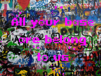 video game meme Wall Art