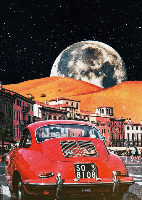 vintage car Wall Art