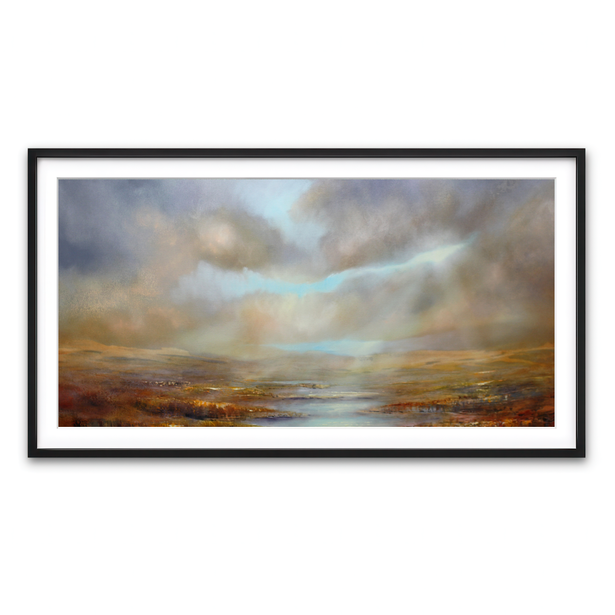 Framed Print 2x1 Black