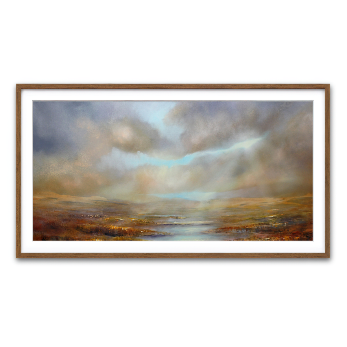 Framed Print 2x1 Walnut