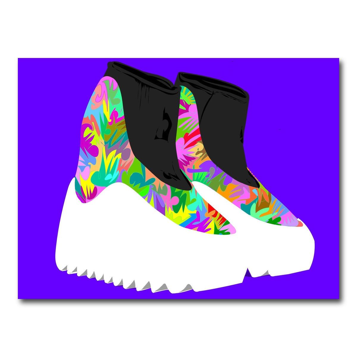 AUTO-MOCKUP WHITE | yeezy boots future | 1 Piece | Gallery Wrap Canvas | group=4x3