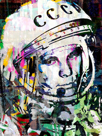 yuri gagarin Wall Art